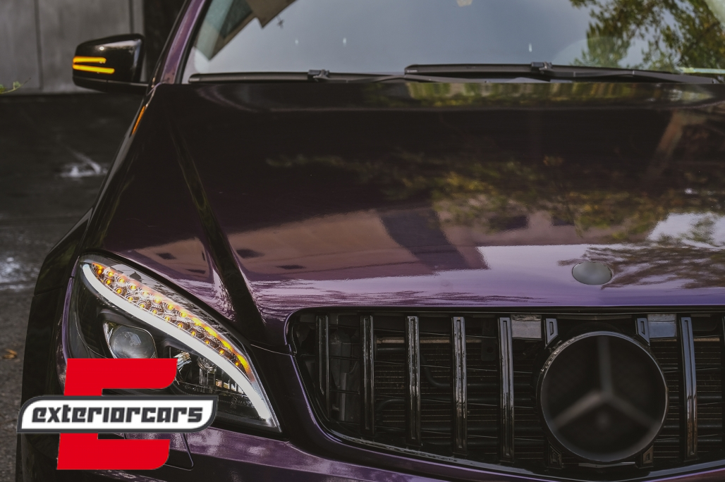 Prednja svjetla LED DRL SEQ žmigavci W205 look (crna) / Mercedes C klasa W204 S204 limuzina karavan (2007-2010) - Slika 24