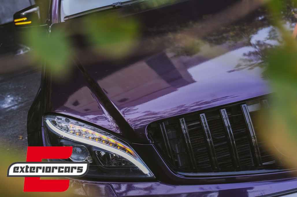 Prednja svjetla LED DRL SEQ žmigavci W205 look (crna) / Mercedes C klasa W204 S204 limuzina karavan (2007-2010) - Slika 26