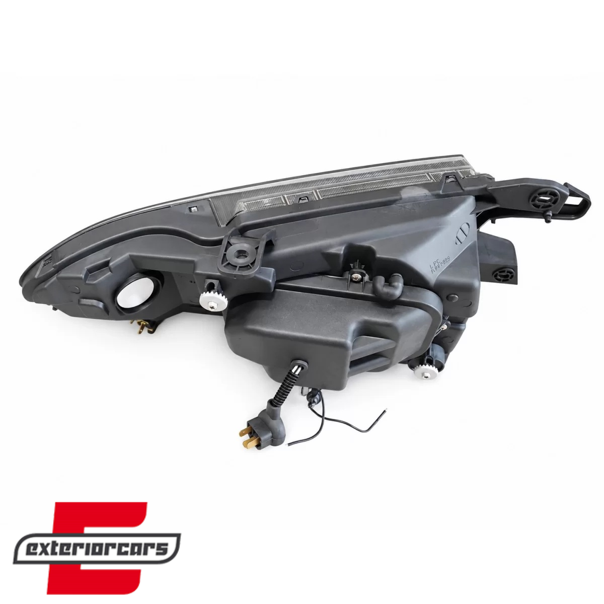 Prednja svjetla LED DayLight Angel Eyes (crna) / Mitsubishi Pajero V60 (2000-2006) - Slika 6