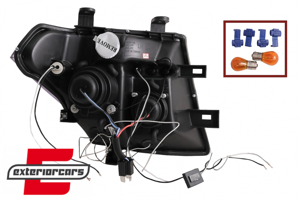 Prednja svjetla Angel Eyes (chrome) / Nissan Navara D40 (2004-2009) Nissan Pathfinder R51 (2005-2008) - Slika 14