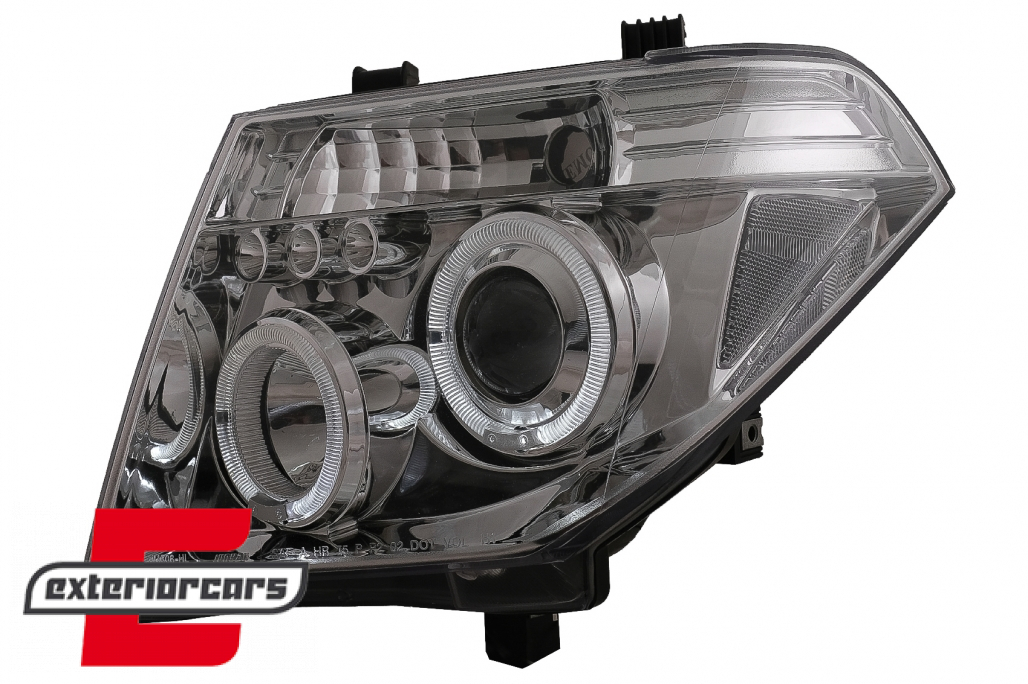 Prednja svjetla Angel Eyes (chrome) / Nissan Navara D40 (2004-2009) Nissan Pathfinder R51 (2005-2008) - Slika 3