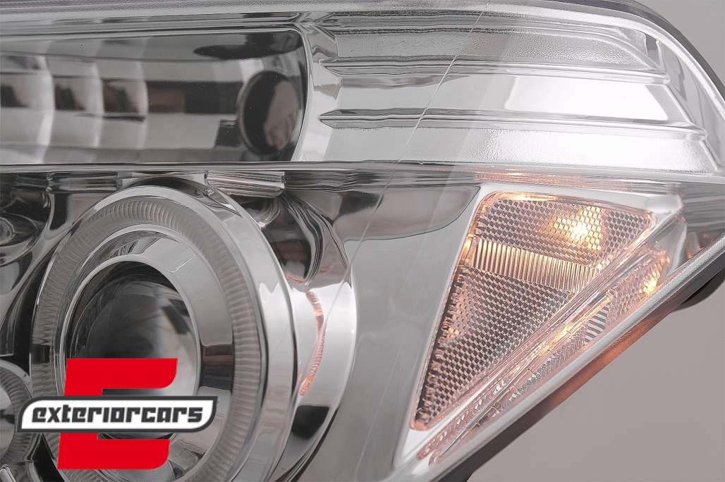 Prednja svjetla Angel Eyes (chrome) / Nissan Navara D40 (2004-2009) Nissan Pathfinder R51 (2005-2008) - Slika 7