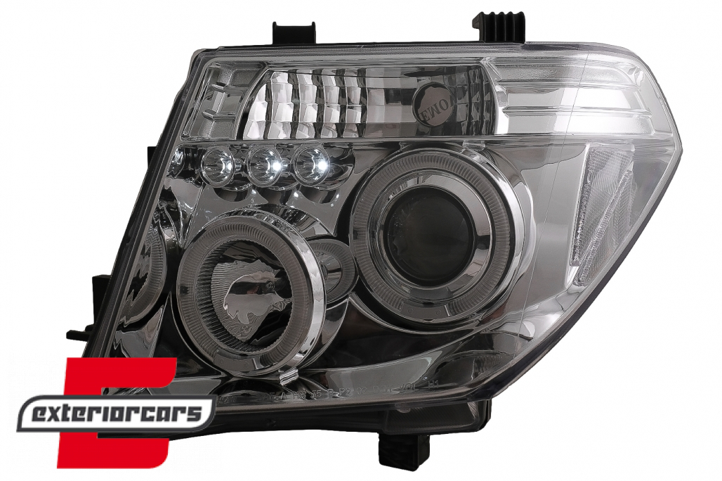 Prednja svjetla Angel Eyes (chrome) / Nissan Navara D40 (2004-2009) Nissan Pathfinder R51 (2005-2008) - Slika 8