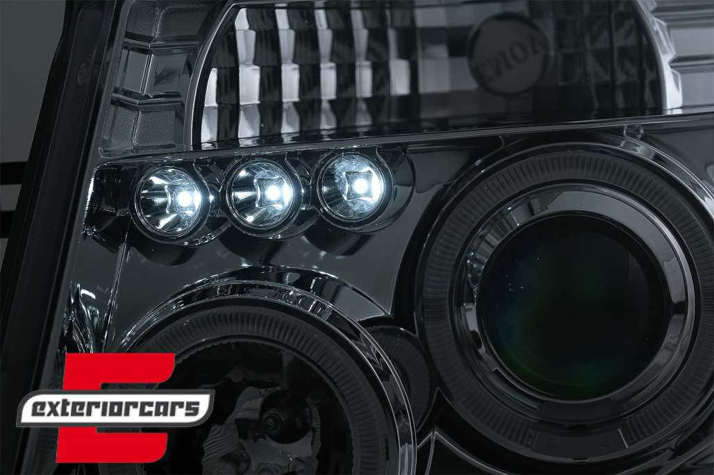 Prednja svjetla Angel Eyes (chrome) / Nissan Navara D40 (2004-2009) Nissan Pathfinder R51 (2005-2008) - Slika 10