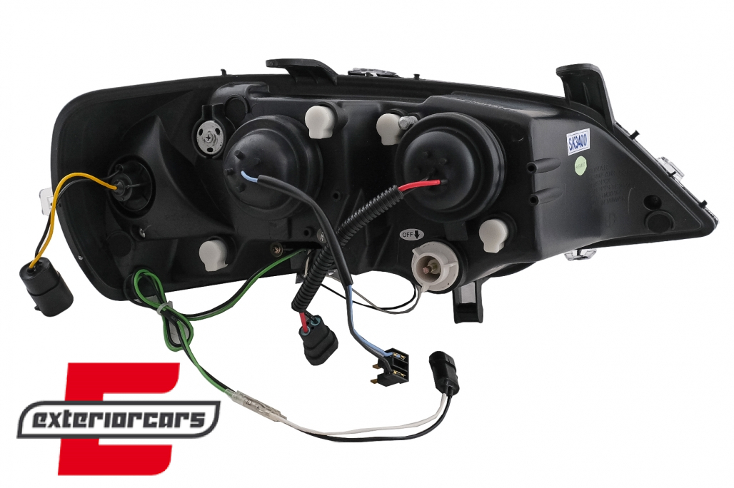 Prednja svjetla LED DayLight (crna) / Opel Astra G (1997-2004) - Slika 15