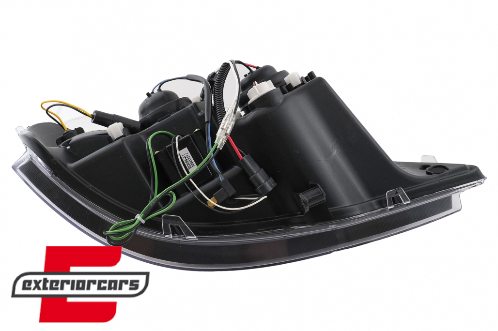 Prednja svjetla LED DayLight (crna) / Opel Astra G (1997-2004) - Slika 16