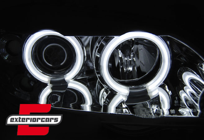 Prednja svjetla CCFL Angel Eyes (chrome) / Opel Astra G (1997-2004) - Slika 3