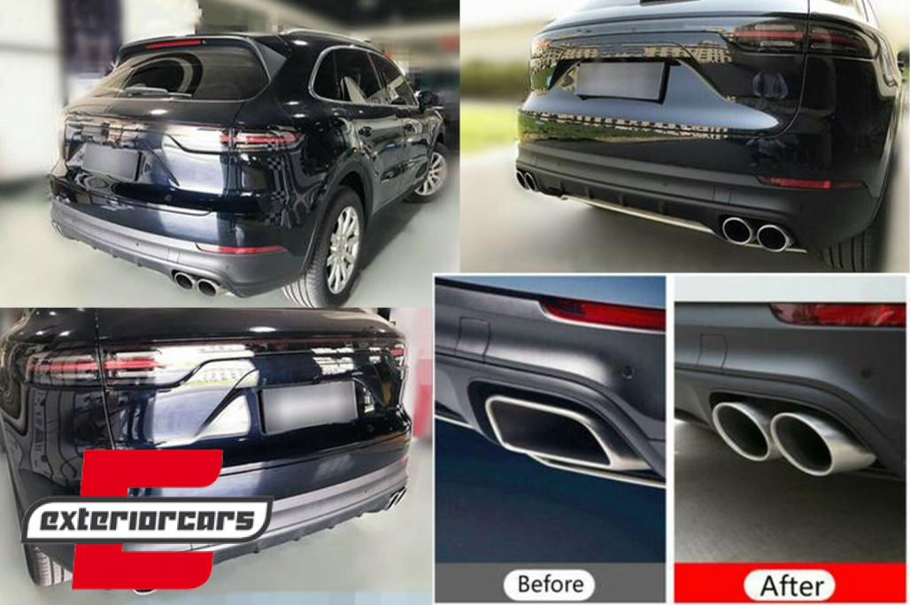 Nastavci auspuha S-dizajn (chrome) / Porsche Cayenne 9Y0 SUV 3.0 (2018-) - Slika 14