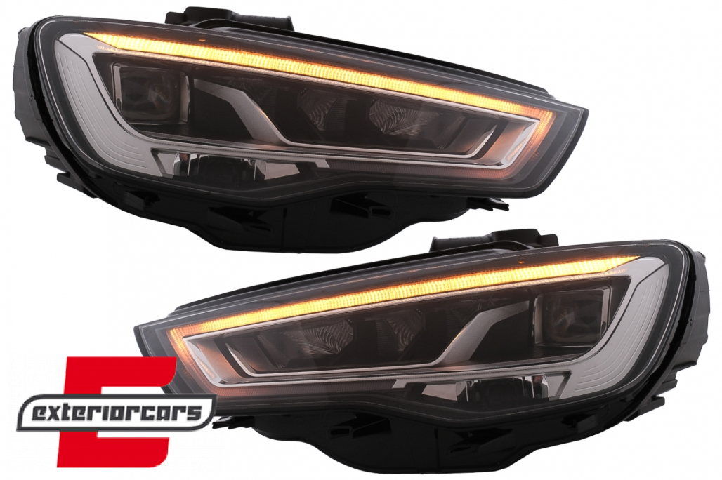 Full LED prednja svjetla SEQ žmigavci / Audi A3 8V (2012-2016) sa Xenon svjetlima - Slika 10