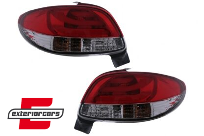LED stražnja svjetla LightBar dizajn (crvena/kristal) - Slika 2