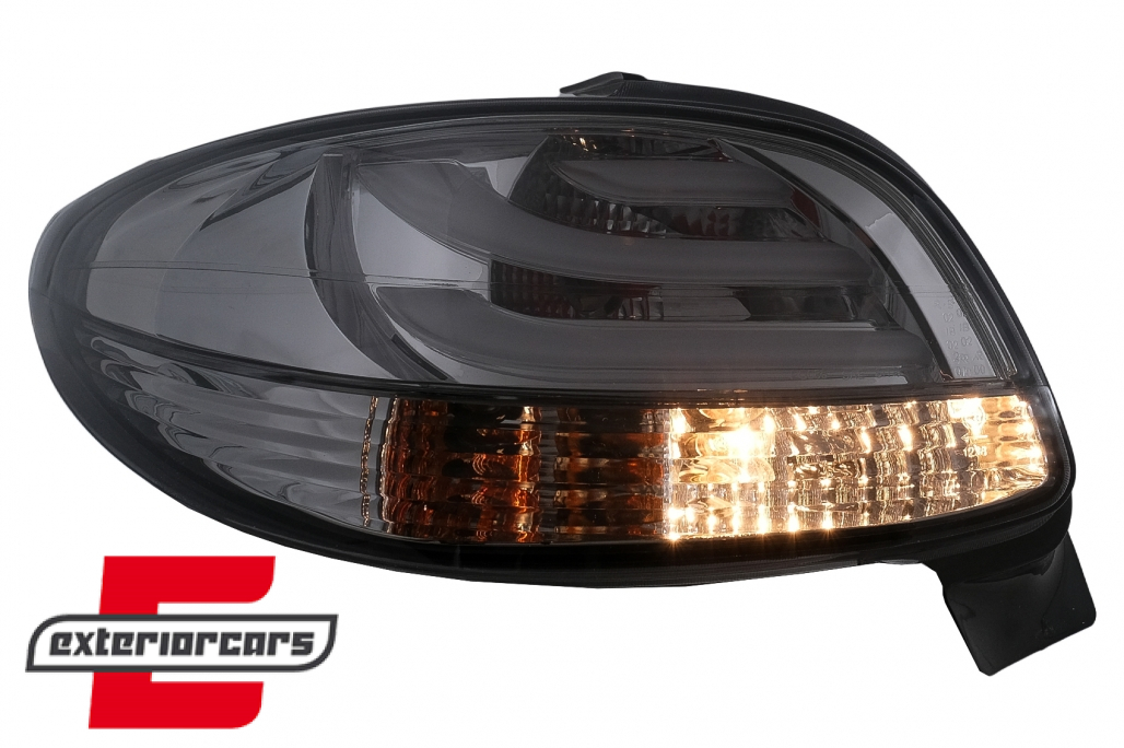 LED stražnja svjetla LightBar dizajn (smoke) / Peugeot 206 (10.1998-2009) hatchback 3V 5V - Slika 7