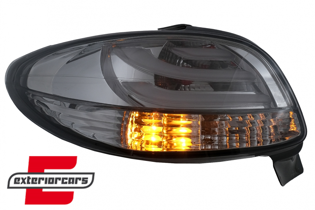 LED stražnja svjetla LightBar dizajn (smoke) / Peugeot 206 (10.1998-2009) hatchback 3V 5V - Slika 9