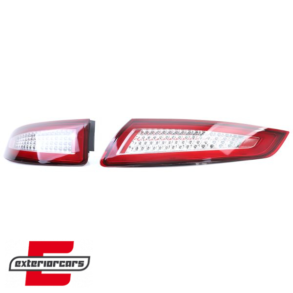 Full LED stražnja svjetla Sekvencijalni Dinamički žmigavci (crvena/kristal) / Porsche 911 (997) (2004-2009) - Slika 3