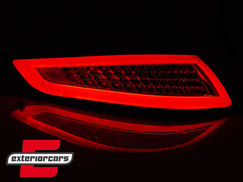 Full LED stražnja svjetla Sekvencijalni Dinamički žmigavci (crvena/smoke) / Porsche 911 (997) (2004-2009) - Slika 2