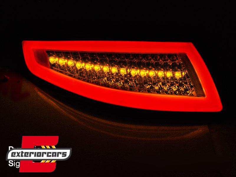 Full LED stražnja svjetla Sekvencijalni Dinamički žmigavci (crvena/smoke) / Porsche 911 (997) (2004-2009) - Slika 3