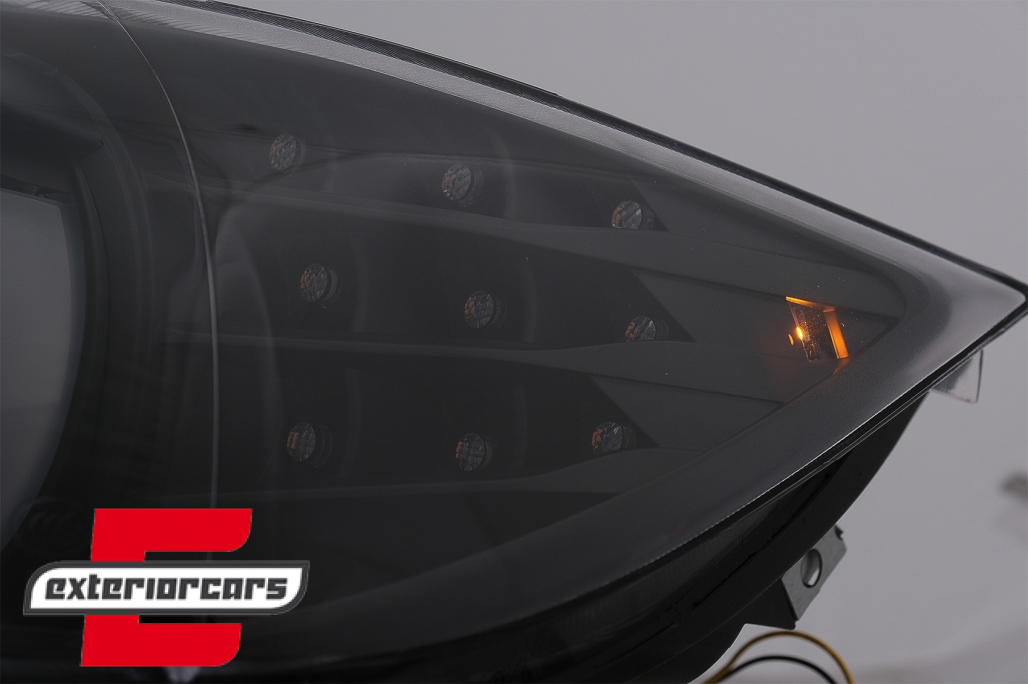 Prednja svjetla 3D Angel Eyes LED DRL Xenon (crna) / BMW serije 3 E90 E91 LCI (2008-2011) - Slika 11