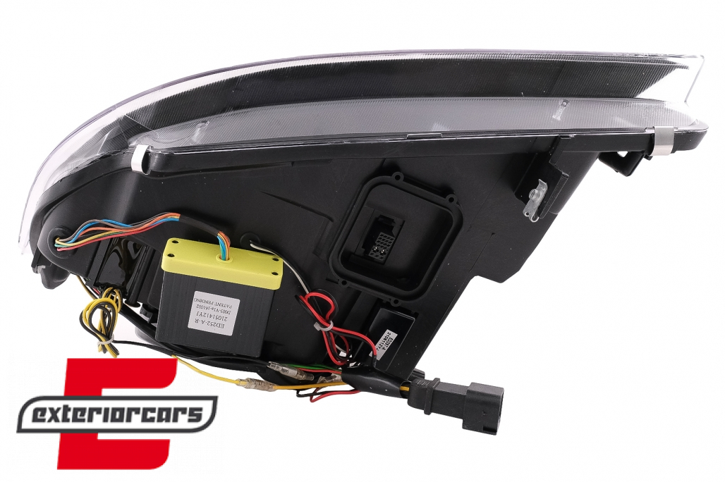 Prednja svjetla 3D Angel Eyes LED DRL Xenon (crna) / BMW serije 3 E90 E91 LCI (2008-2011) - Slika 16