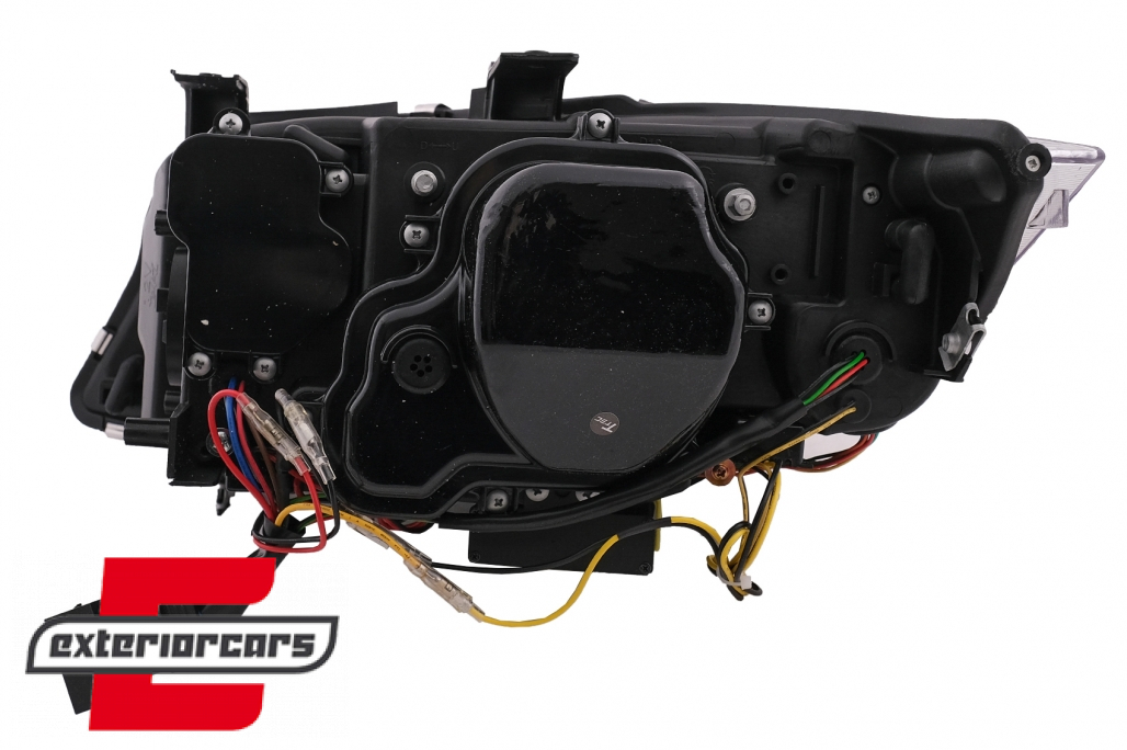 Prednja svjetla 3D Angel Eyes LED DRL Xenon (crna) / BMW serije 3 E90 E91 LCI (2008-2011) - Slika 18