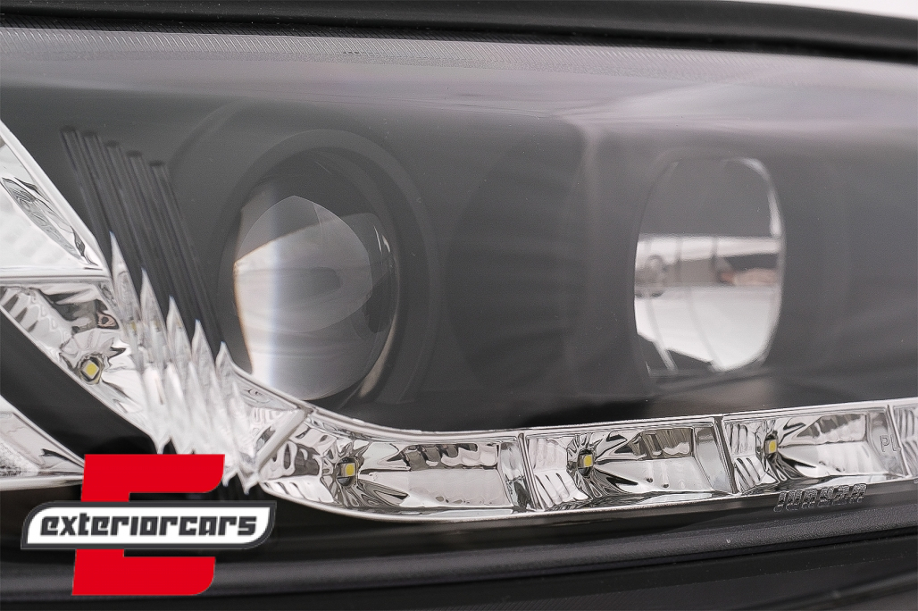 Prednja svjetla LED DayLight LED žmigavci (crna) / Opel Vectra B (1995-12.1998) - Slika 17
