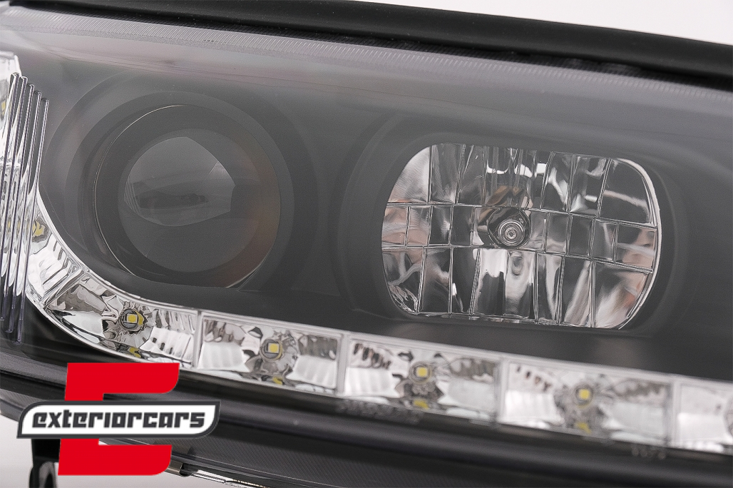 Prednja svjetla LED DayLight LED žmigavci (crna) / Opel Vectra B (1995-12.1998) - Slika 18
