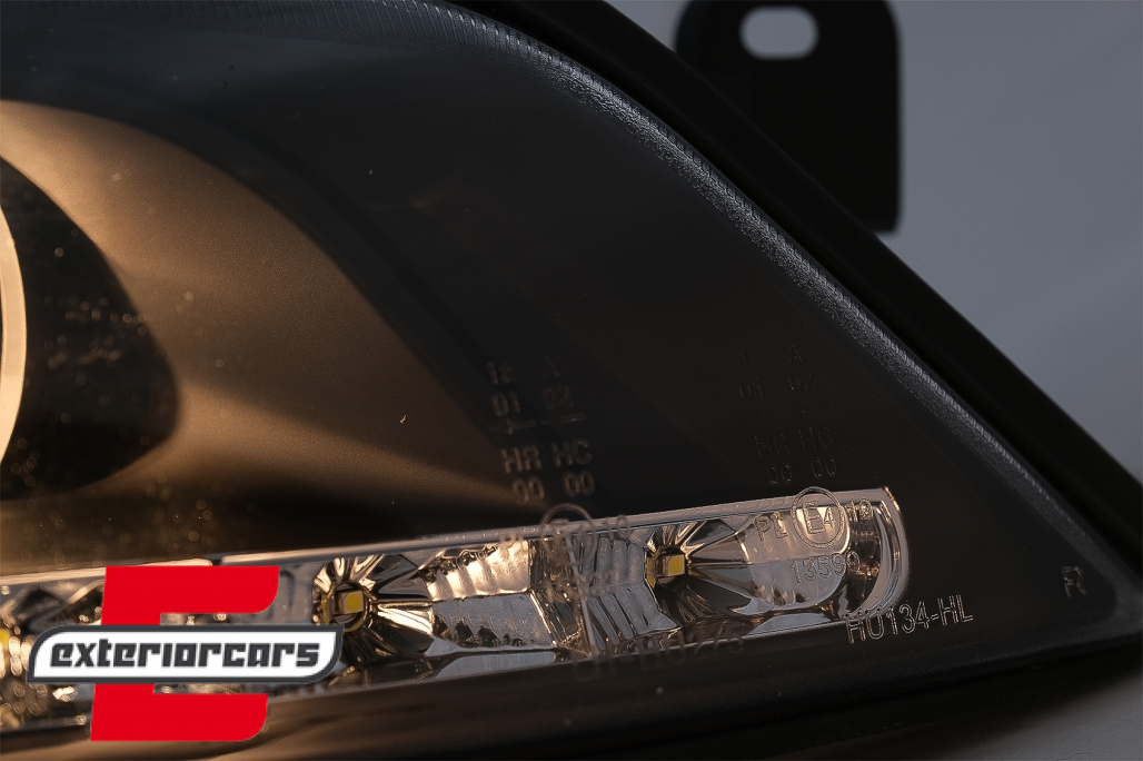 Prednja svjetla LED DayLight LED žmigavci (crna) / Opel Vectra B (1995-12.1998) - Slika 9