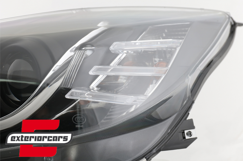 Prednja svjetla LED DRL Facelift Xenon look (crna) / Opel Insignia (2008-2012) - Slika 3