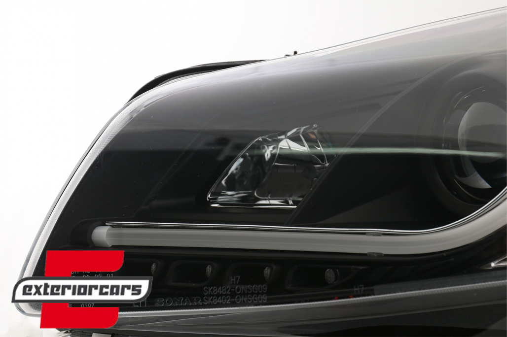Prednja svjetla LED DRL Facelift Xenon look (crna) / Opel Insignia (2008-2012) - Slika 4