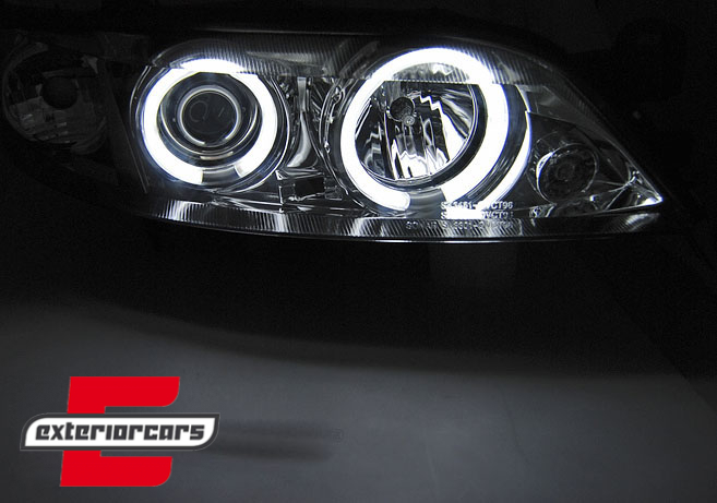Prednja svjetla CCFL Angel Eyes (chrome) / Opel Vectra B (1999-2002) - Slika 2