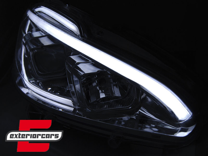 Prednja svjetla LED TubeLight (chrome) / Peugeot 208 (2012-06.2015) - Slika 2