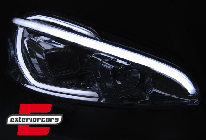 Prednja svjetla LED TubeLight (chrome) / Peugeot 208 (2012-06.2015) - Slika 3