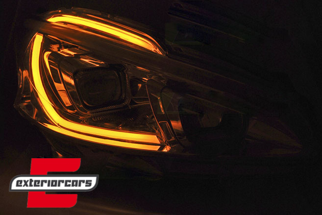 Prednja svjetla LED TubeLight (chrome) / Peugeot 208 (2012-06.2015) - Slika 4
