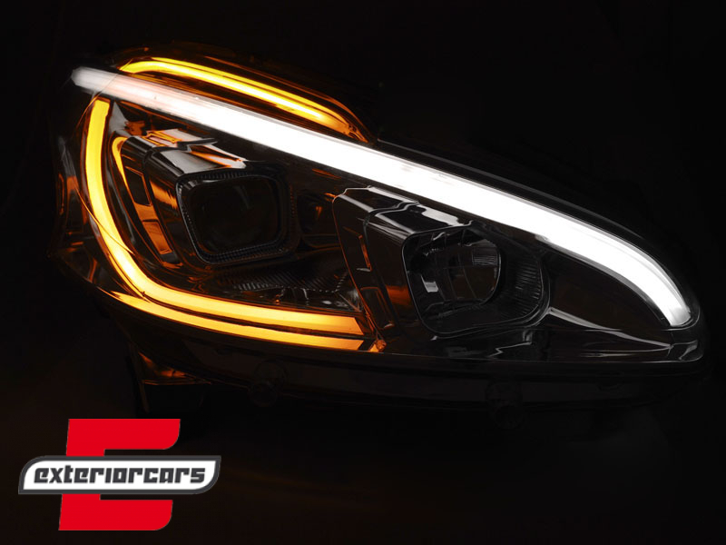 Prednja svjetla LED TubeLight (chrome) / Peugeot 208 (2012-06.2015) - Slika 5