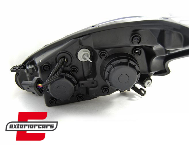 Prednja svjetla LED TubeLight (crna) / Peugeot 208 (2012-06.2015) - Slika 5