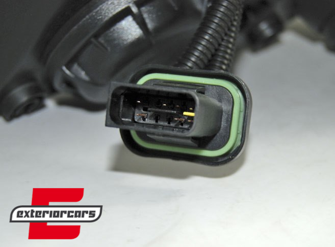 Prednja svjetla LED TubeLight (crna) / Peugeot 208 (2012-06.2015) - Slika 6