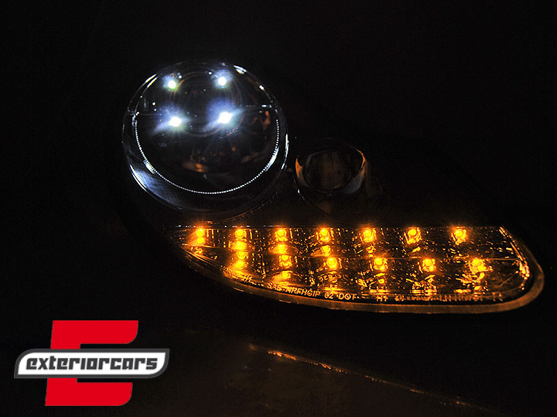 Prednja svjetla LED DayLight (chrome) / PORSCHE BOXSTER 911 996 (1996-2004) - Slika 3