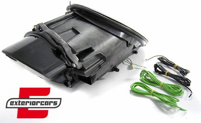 Prednja svjetla LED TubeLight Xenon (crna) / Porsche 911 (997) (04-09) - Slika 3