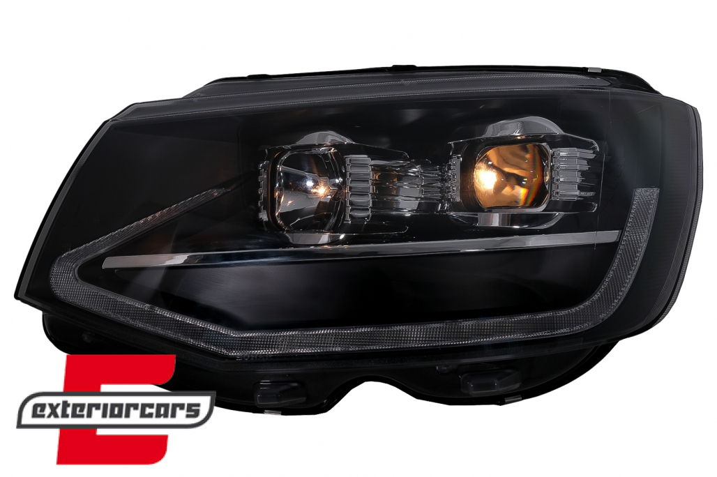 LED prednja svjetla TubeLight SEQ žmigavci (crna) / Volkswagen T6 (2015-2019) - Slika 11