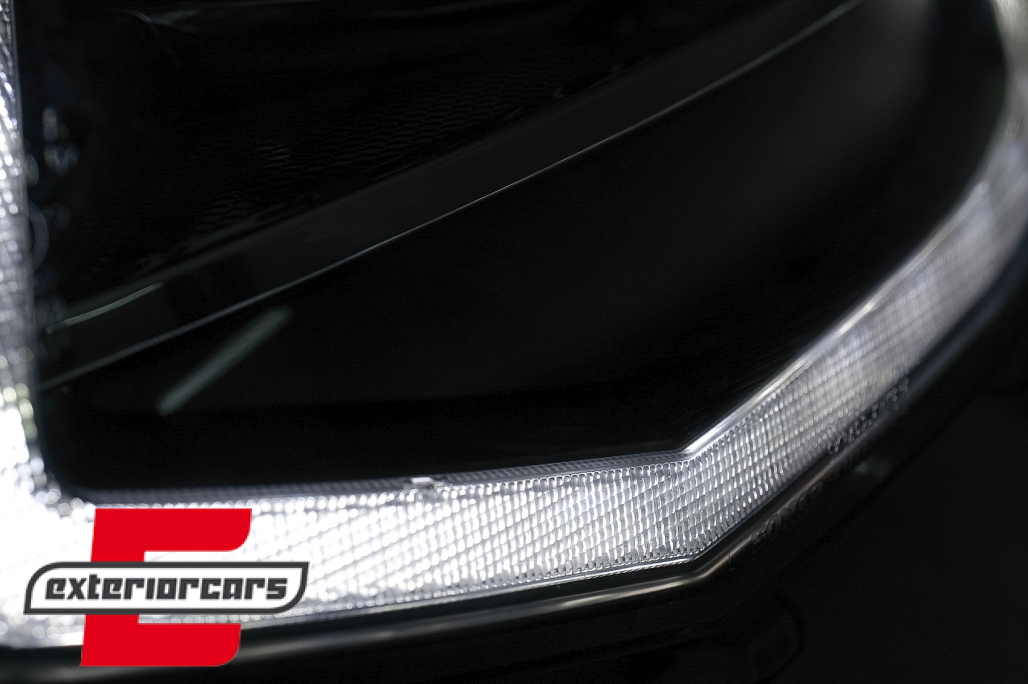 LED prednja svjetla TubeLight SEQ žmigavci (crna) / Volkswagen T6 (2015-2019) - Slika 6
