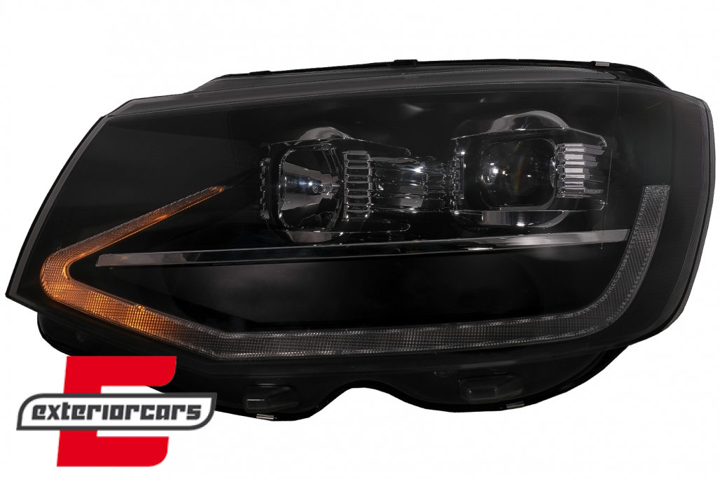 LED prednja svjetla TubeLight SEQ žmigavci (crna) / Volkswagen T6 (2015-2019) - Slika 9