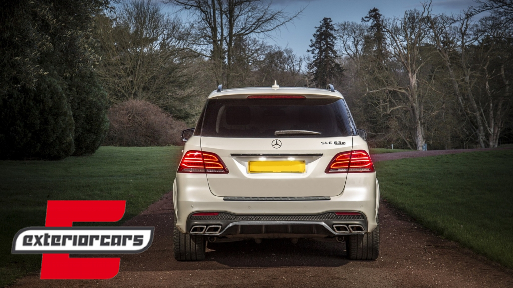 Difuzor zraka & nastavci auspuha GLE63 AMG dizajn / Mercedes GLE klasa W166 SUV Facelift (2015-2019) - Slika 16
