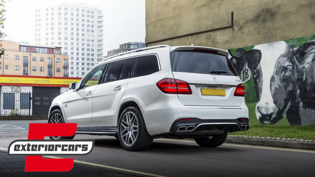 Difuzor zraka & nastavci auspuha GLS63 AMG dizajn / Mercedes GLS klasa X166 SUV Facelift (09.2015-2019) - Slika 15