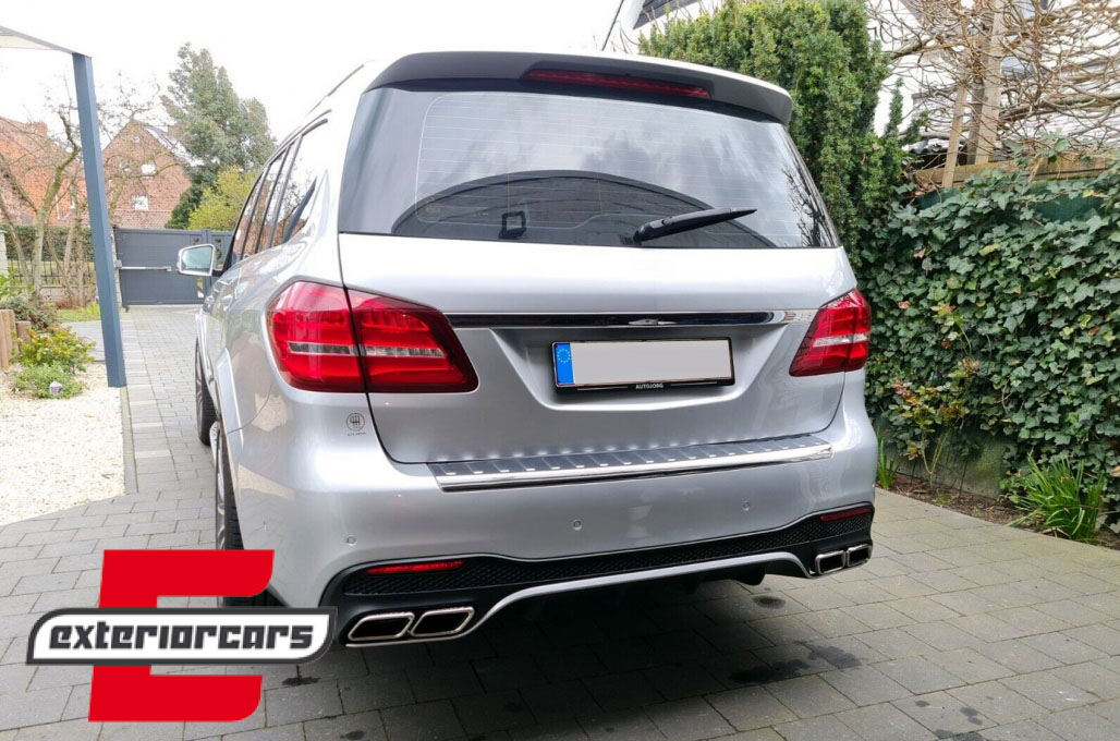 Difuzor zraka & nastavci auspuha GLS63 AMG dizajn / Mercedes GLS klasa X166 SUV Facelift (09.2015-2019) - Slika 16