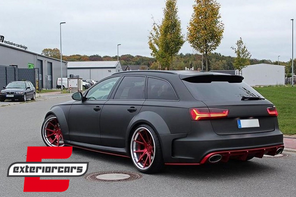 Krovni spojler RS6 dizajn (piano crna) / Audi A6 karavan 4G C7 (2011-2018) - Slika 10