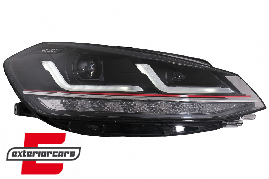 OSRAM Full LED prednja svjetla LEDriving SEQ žmigavci GTI look / VW Golf 7.5 Facelift (2017-2020) - Slika 2