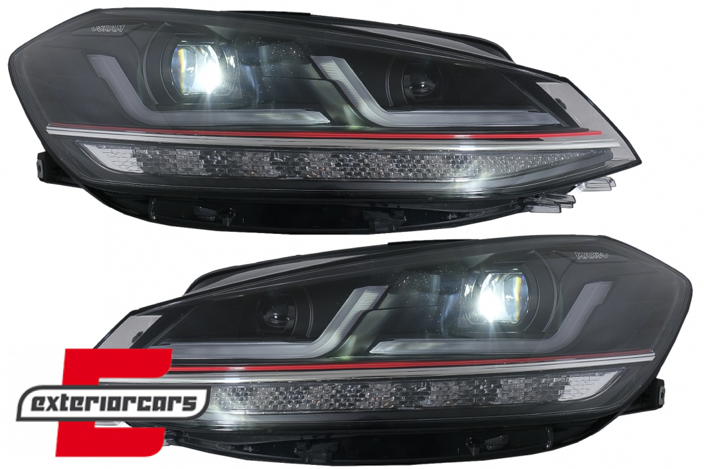 OSRAM Full LED prednja svjetla LEDriving SEQ žmigavci GTI look / VW Golf 7.5 Facelift (2017-2020) - Slika 6