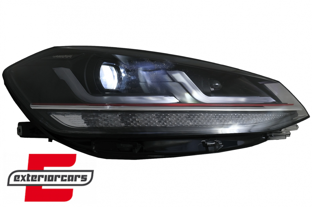 OSRAM Full LED prednja svjetla LEDriving SEQ žmigavci GTI look / VW Golf 7.5 Facelift (2017-2020) - Slika 7