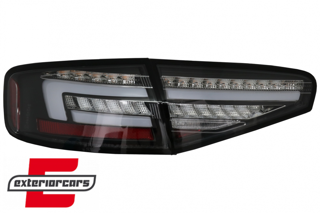 Full LED stražnja svjetla SEQ žmigavci (crna) / Audi A4 B8 limuzina (2012-2015) - Slika 3