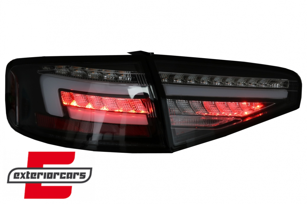 Full LED stražnja svjetla SEQ žmigavci (crna) / Audi A4 B8 limuzina (2012-2015) - Slika 6