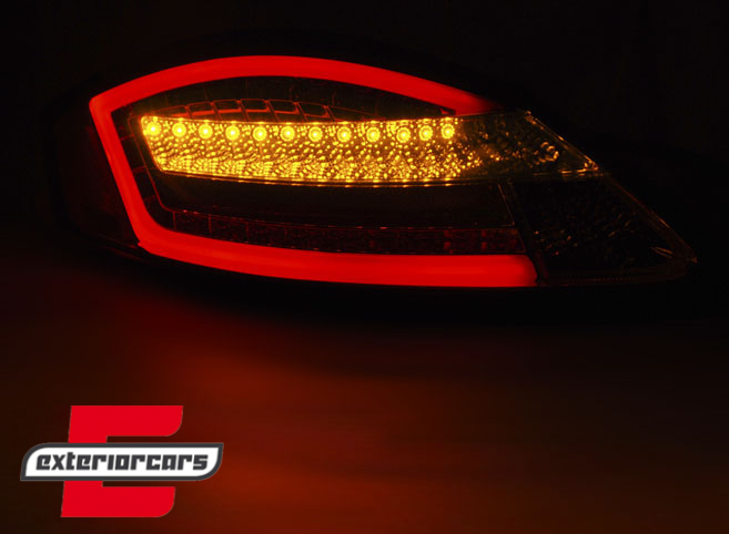 Full LED stražnja svjetla Dinamički Sekvencijalni žmigavci (crvena/kristal) / PORSCHE BOXSTER CAYMAN (05-08) - Slika 3