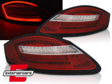Full LED stražnja svjetla Dinamički Sekvencijalni žmigavci (crvena/kristal) / PORSCHE BOXSTER CAYMAN (05-08)